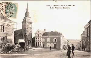 Postal Francia Circuit de la Sarthe La Place de Bouloire C063 - Imagen 1 de 2