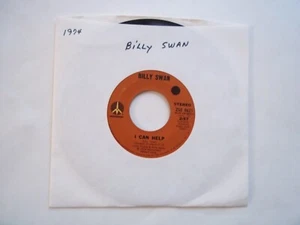 BILLY SWAN - I Can Help / Ways Of A Woman In Love 45 RPM 7" Record 1974 MONUMENT - Picture 1 of 6