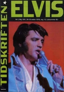Elvis Presley 'Tidskriften' Swedish Fanzine - Imagen 1 de 1
