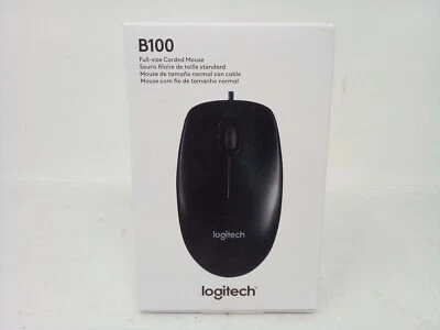 Logitech B100 Optical Full-Size Corded  Mouse - Image 1 of 4