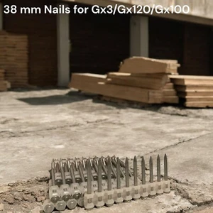 1000x collated concrete nails (38)mm - for Hilti GX3/Gx20/Gx100 Plywood Nails - Picture 1 of 9