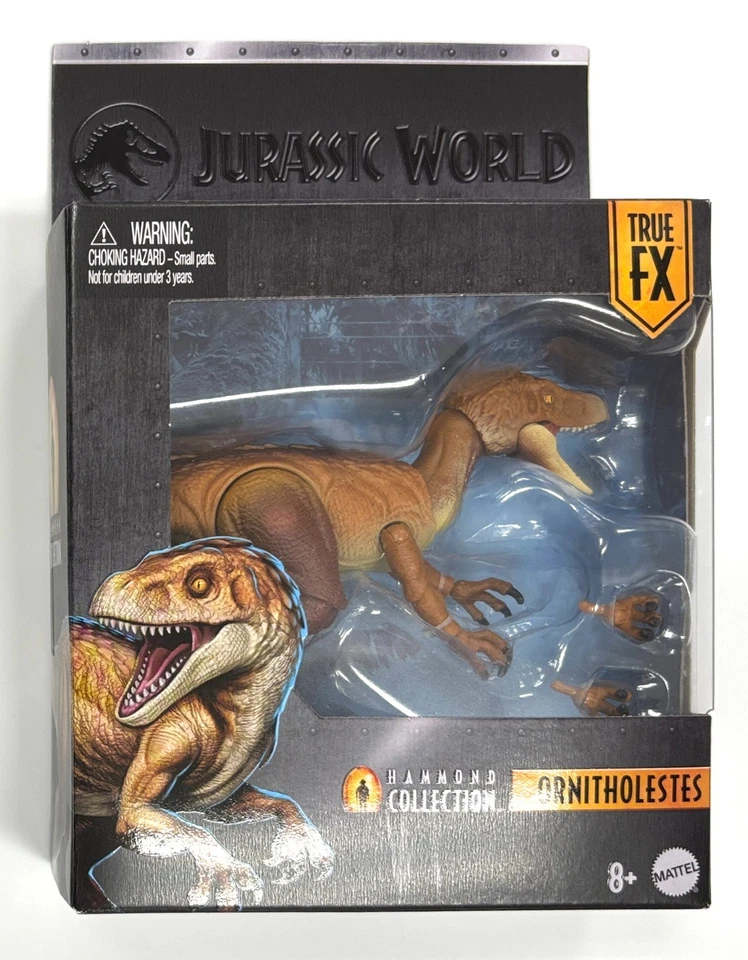 Jurassic World Ornitholestes Hammond Collection figure In Hand Park Dinosaur