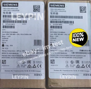 Inversor 1PC SIEMENS 6SE6440-2UD21-1AA1 6SE64402UD211AA1  - Imagen 1 de 3