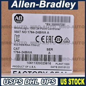 Allen-Bradley 1764-24BWA /B MicroLogix1500 24 Point Controller 176424BWA US - Picture 1 of 6