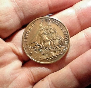 MEDAGLIA RICORDO COSTELLAZIONE PORTATA USA 081423J - Foto 1 di 5