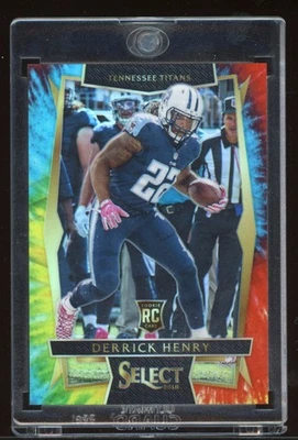 Derrick Henry 2016 Panini Select Tie-Dye Prizm Rookie #/25 - Image 1 of 2