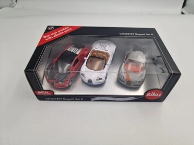 Siku 3 Bugatti Set 8 621300707  Limited Edition  Diecast - Image 1 of 4