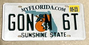 Florida Nummernschild Eleanor Gone 60 Seconds GON N 6T 1967 Shelby GT500 Mustang - Bild 1 von 3