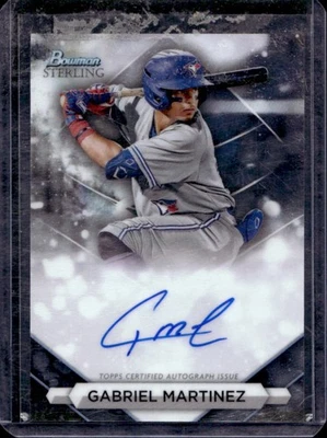2023 Bowman Sterling Gabriel Martinez Prospect Auto #PA-GM Blue Jays - Image 1 of 2