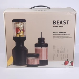 The Beast Licuadora Negra 14 Piezas Ultimate Bundle Kit 1000W Encimera Personal - Imagen 1 de 8