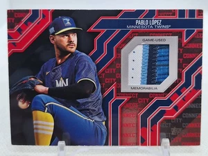 PABLO LOPEZ 2025 TOPPS CITY CONNECT RELIC CARD #04/10 GAME USED MEMORABILIA  - Bild 1 von 3