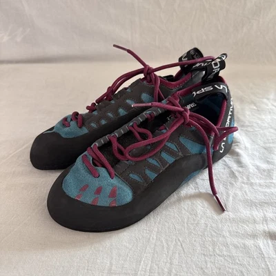 Zapatos de escalada en roca La Sportiva Tarantulace para mujer EE. UU. 6,5 UE 38,5 - apenas usados Foto 1 de 4