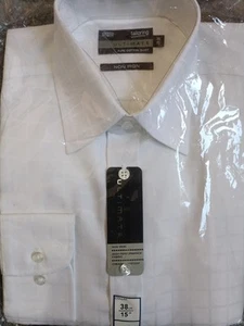 M&S Ultimate Pure Cotton Performance Shirt, 15in, 38in Chest, Non Iron, RRP £30 - Picture 1 of 5