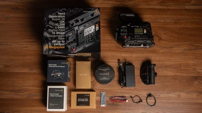 Blackmagic Ursa Mini Pro 12k  + PL / EF Mounts + Side grip + Top Handle + Cheese - Image 1 of 4