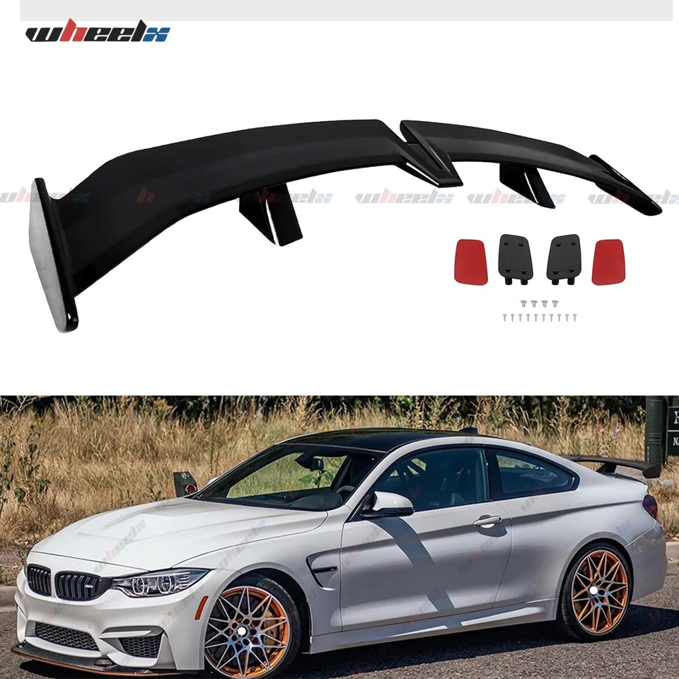 Gloss Black For Nissan Maxima Altima 54"PRO Style Rear Trunk Spoiler Racing Wing - Image 1 of 4