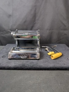 Marcato Atlas 150 Máquina de Pasta Acero Inoxidable Hecha en Italia Plus Accesorio - Imagen 1 de 9