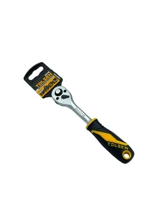 Quick Release Reversible Hand Socket Ratchet Wrench 1/4 Square Drive Shop Tool - Bild 1 von 3