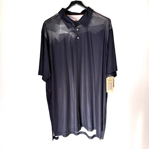 NEW The Foundry Supply Co Men's 4XL Polo Shirt Short Sleeve Black Active NWT - Picture 1 of 7