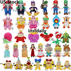 Anime Super Mario Bros Wonder Plush Stuffed Doll Toys Kids Birthday Xmas Gift US