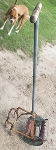 Antik ROHO Stil Garten Hand Push Grower Tiller Unkraut Pflug Gemüsekralle - Bild 1 von 8