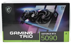 MSI Nvidia GeForce RTX 5090 GAMING TRIO OC 32GB GDDR7 PCIe 5.0x16 Graphics Card - Picture 1 of 1
