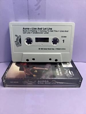 AURRA Live And Let Live CASSETTE 1983 First Edition EX🦄 - Image 1 of 4