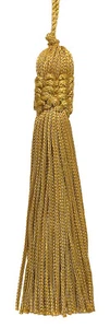 Antique Gold 4" Chainette Tassels Gold [Set of 10] - Picture 1 of 1