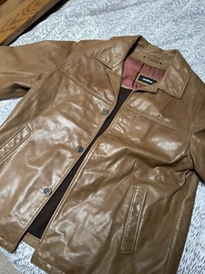Strellson Leather Jacket Mens XL - Picture 1 of 5