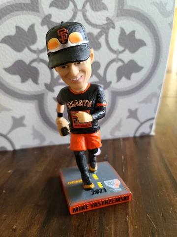 Mike Yastrzemski Bobblehead '21 San Francisco Giants 5K 10K Marathon Race YAZ * Cover
