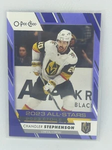 Chandler Stephenson All-Stars blauer Rand 2023-24 O-Pee-Chee Hockey Nr. 532 - Bild 1 von 2