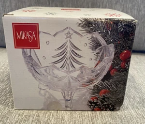 Mikasa Christmas Candy Dish in Original Box - Picture 1 of 4