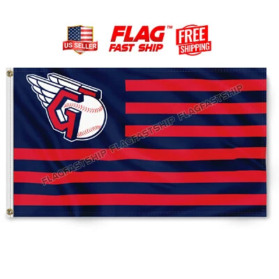 Cleveland Guardians 3x5 Flag Man Cave Banner Indians Baseball FREE Shipping - Image 1 of 4
