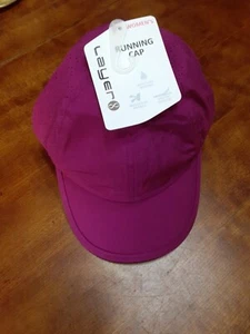 NWOT Layer 8 Running Hat Women’s  Wine Burgundy  - Picture 1 of 3