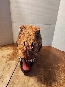 T-Rex Dinosaur Adult Mask Costume Rubber Latex - Picture 1 of 7