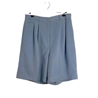 Cutter & Buck Light Blue Pleated Golf Casual Shorts Sz 10 - Image 1 of 4