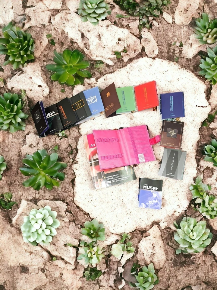 Avon Proben Organizer gemischte 14x AKTUELLE Proben Herren testen +Katalog - Bild 1 von 4