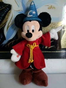  Disneyland Walt Disney World Mickey Mouse Sorcerer Wizard  Plush Stuffed Toy . - Picture 1 of 12
