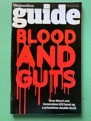 THE GUIDE magazine 26-September-2009 TRUE BLOOD James Ransone The Simpsons TV - Image 1 of 2
