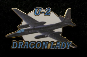 U-2 DRAGON LADY SKUNK WORKS HAT LAPEL PIN USAF GIFT TR-1 SPECIAL OPS USA WOW - Picture 1 of 12
