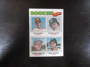 1977 Topps #490 Bill Almon Mickey Klutts Tommy McMillan Mark Wagner Card Rookies
