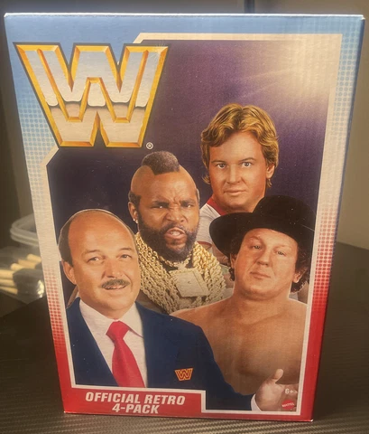 Mattel WWE Collectors Retro Wave 1 Action Figure Set WWF WCW Hasbro Style Cover