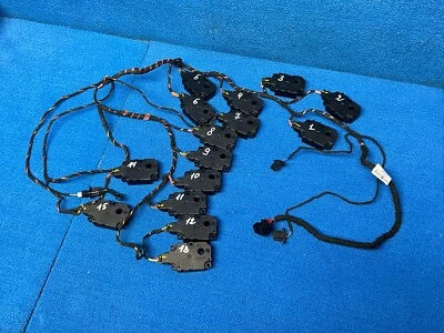 AUDI Q7 2017-2023 CLIMATIZACIÓN AIRE ACONDICIONADO CALEFACCIÓN ALETA MOTOR ACTUADOR CONJUNTO DE 15 OEM Foto 1 de 4