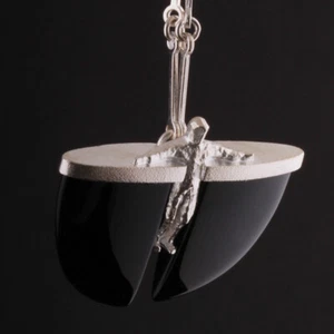 Collar LAPPONIA de ley. Plata. 925S. Ikaros. F9, 2007. Bjørn Weckström. NUEVO - Imagen 1 de 7