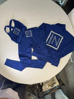 3Pcs Women Casual Tracksuit Jacket Hoodie Sports Bra Top Jogger Pants Gym Suit - Image 1 of 2