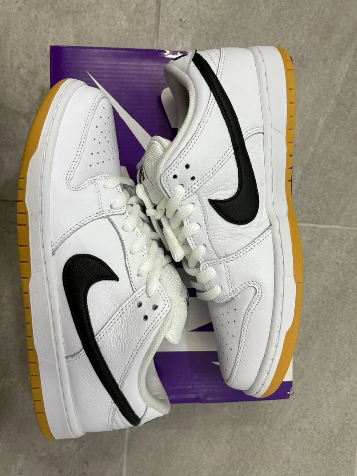 NUEVO TALLA 9.5 NIKE SB Dunk Low Pro goma blanca Foto 1 de 2