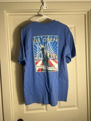 Vintage US Open Shirt Mens Large White Tennis Championships USTA  Graphic 2005 - Image 1 of 4