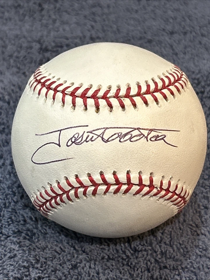 Pelota de béisbol autografiada firmada por José Tabata K Foto 1 de 4
