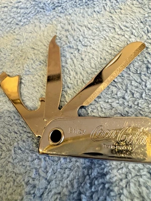 Vintage USA  3-Blade Pocket Knife - Drink Coca Cola - Image 1 of 4