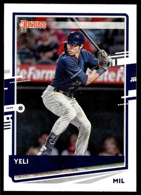 2020 Donruss Christian Yelich Milwaukee Brewers #5 - Image 1 of 2