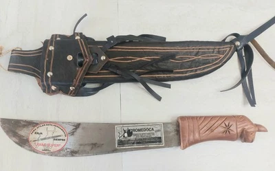 Cuchillo / Machete Caña de Azúcar - Etiquetado "Promedoca La Vega República Dominicana" Foto 1 de 4